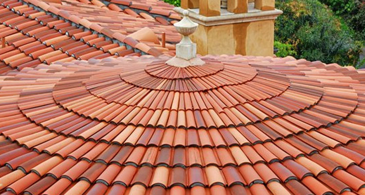 Concrete Clay Tile Roof Bell